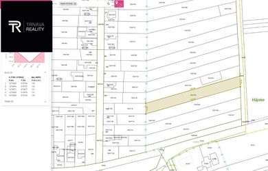 TRNAVA REALITY EXKLUZÍVNE - pozemok pre 2 rodinné domy 2128 m2, obec Hájske