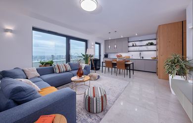 Luxusne zariadený 4 izbový penthouse s panoramatickým výhľadom v projekte Grand Koliba