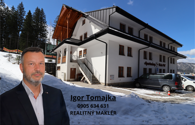 Apartmán v Jasnej priamo pri zjazdovke Biela púť