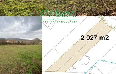 Pozemok Štitáre 2 027 m2 ID 226-14-MIG