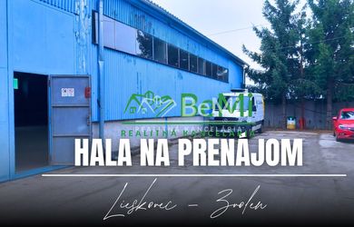 Prenájom haly, sklady, kancelárie, Zvolen - Lieskovec