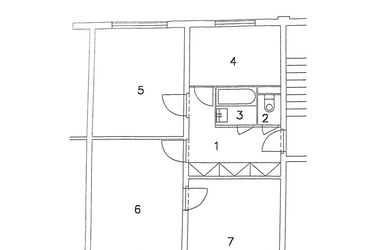 3-izb.byt s loggiou, Južná trieda