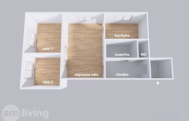 PRIPRAVUJEME - kompletná rekonštrukcia - 3i byt 67 m2 - Nová Dubnica