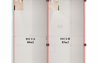 Obchodný priestor 80m2, lokalita MLYNSKÉ NIVY