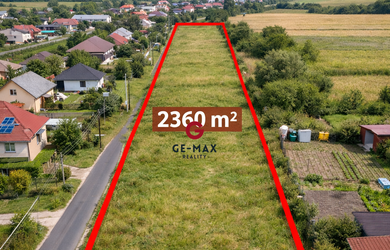 Na predaj stavebný pozemok – obec Brestov pri Humennom, 2360 m²