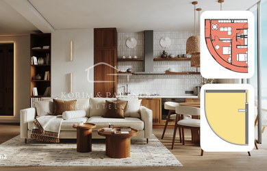 3 izbový apartmán so strešnou terasou s rozlohou 94,81 m² + 72,48 m²