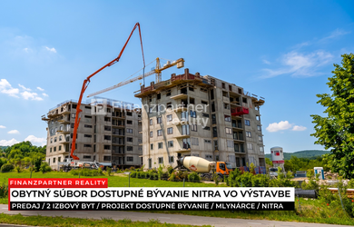 2 izbový byt 54 m² v novom projekte, Mlynárce, Nitra