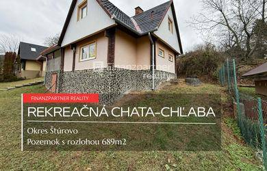 Poschodová chata s pozemkom 689 m², Chľaba, Štúrovo