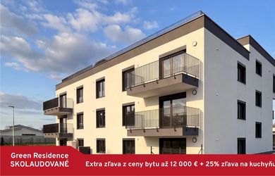 SKOLAUDOVANÉ 3 izbový byt  GreenResidence Nové Zámky