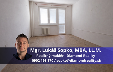 Na predaj 3-izbový byt na Terase, ulica Pokroku (Košice - Západ)