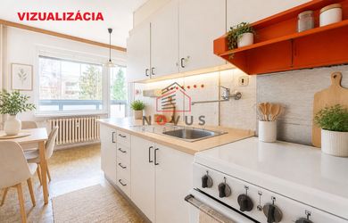 Na predaj priestranný 2-izbový byt 62 m² s balkónom a loggiou, Dubnica nad Váhom, Centrum I