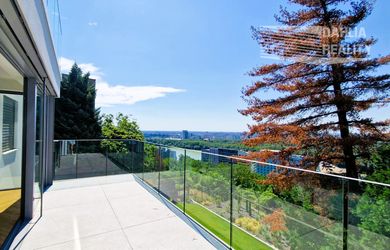 Rent a new luxury VILLA, 4 floors, Palisády near Bratislava Castle, oriented with a view of the river Danube