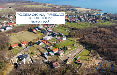 Stavebný pozemok pre rodinný dom pri Zemplínskej Šírave a lese 1253 m² | KLOKOČOV