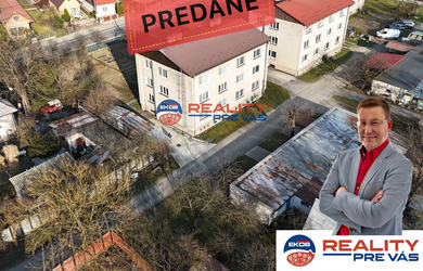 Reality Pre Vás  -Predaj 3-izbový byt s garážou a pozemkom