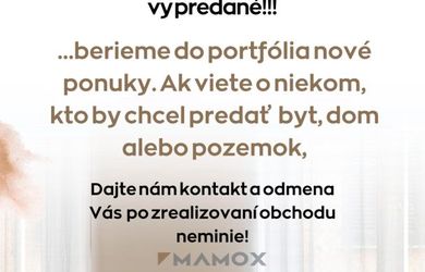 Hľadáme rodinné domy v okolí Nitry. Ponúknite!