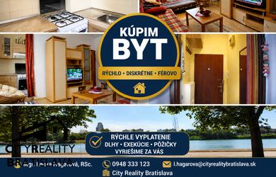 Hľadáme garsónku, alebo 1 izb. byt na kúpu