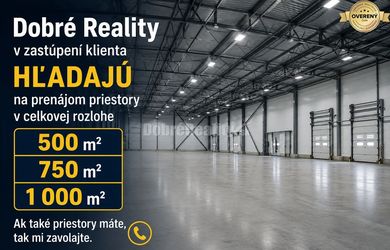 Prenájom skladu alebo haly, Poprad