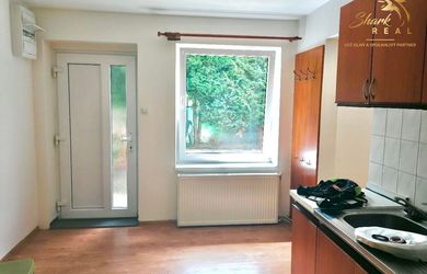 Na prenájom 1-izbový byt s krbom a súkromným dvorom pri Trenčíne