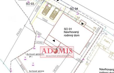 ADOMIS - predám pozemok+projekt 820m2, Bohdanovce,všetky IS(kanalizácia, voda,plyn,optika,elektrika)