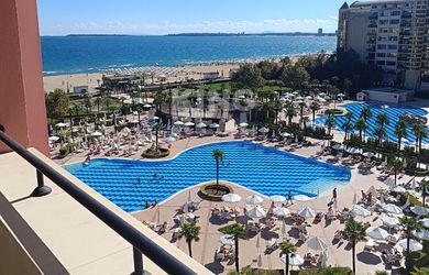Apartmán 2+kk s výhľadom na more v DIT Majestic Beach Resort v 1. línií pri mori na Slnečnom pobreží v Bulharsku