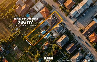 Slnečný dom s 786m2 v tichej rodinnej lokalite s bazénom