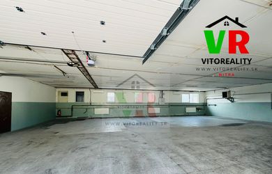 SKLADOVÉ A VÝROBNÉ PRIESTORY S ROZLOHOU 244m2  V LEHOTE 7KM OD NITRY