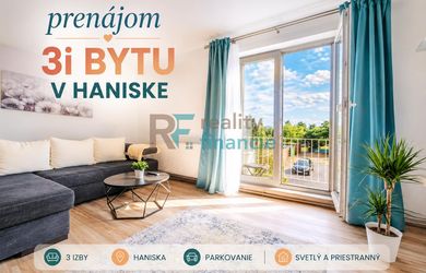 Prenájom 3 i bytu Haniska , Košice okolie