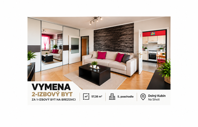 HĽADÁME 1-IZBOVÝ BYT NA BREZOVCI – PONÚKAME VÝMENOU 2-IZBOVÝ NA SIHOTI