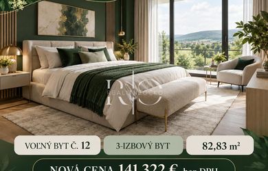 NA PREDAJ 3izb byt -  novostavba, Bzovík - Krupina